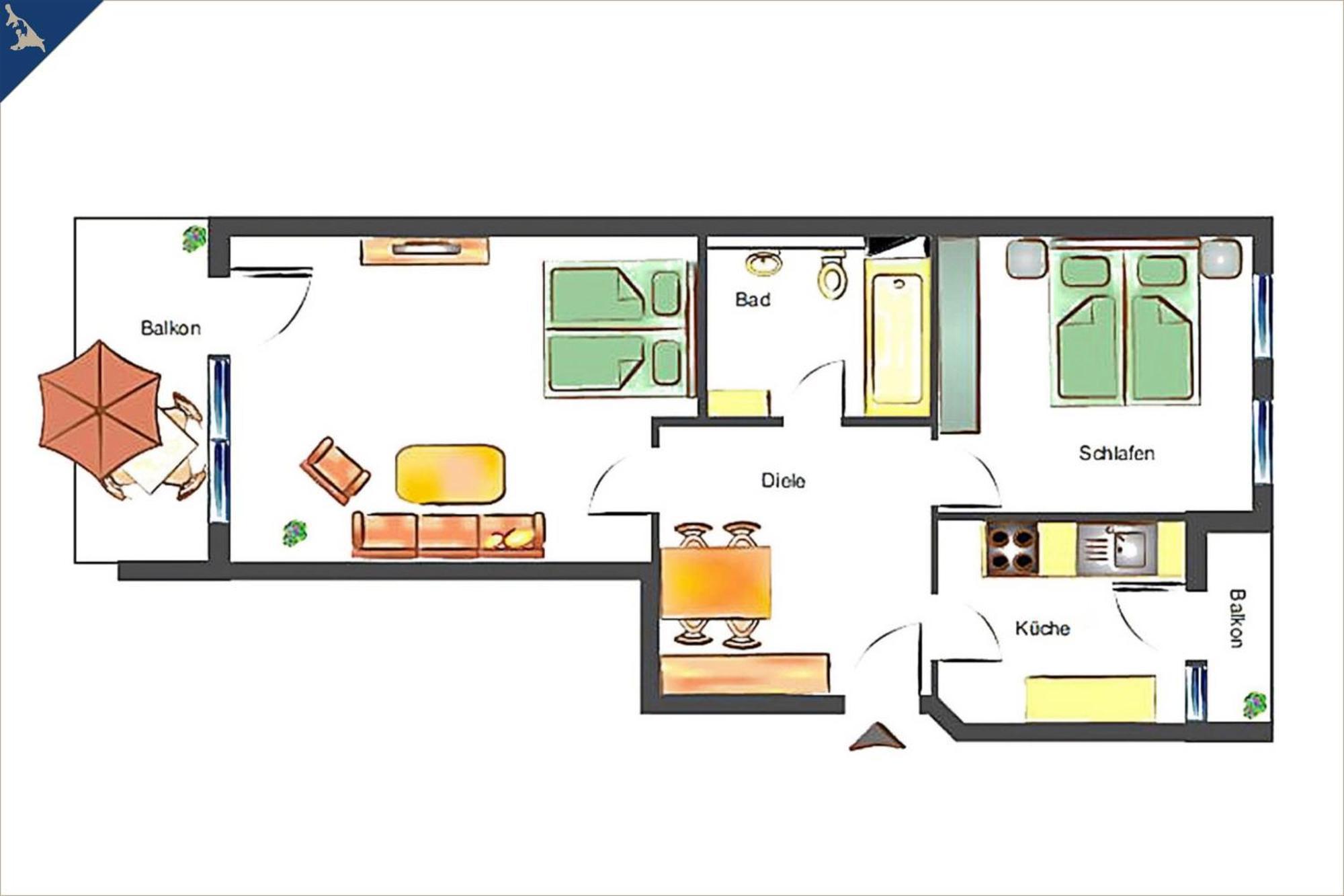 Apartment Seemoewe Heringsdorf  Esterno foto